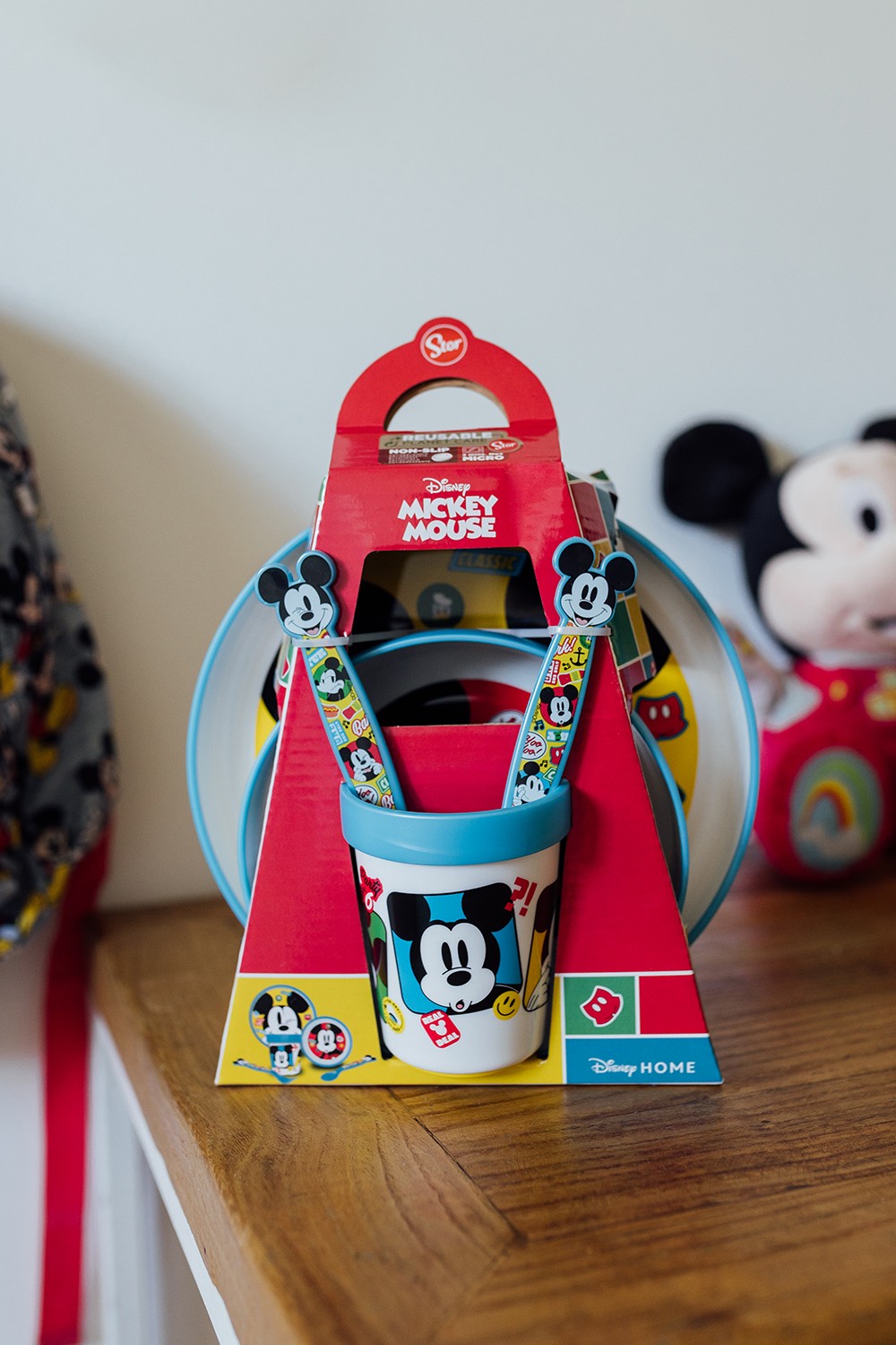SET PREMIUM BICOLOR ANTIDESLIZANTE 5 PCS MICKEY - Imagen 3