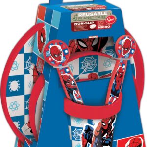 SET PREMIUM BICOLOR ANTIDESLIZANTE 5 PCS SPIDERMAN