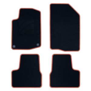 ALFOMBRA A MEDIDA OCC DESIGN PEUGEOT 208 (2012-2019) 5 PZ NARANJA