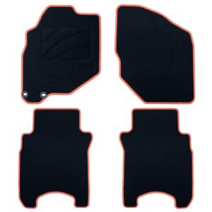 ALFOMBRA A MEDIDA OCC DESIGN HONDA JAZZ (2001-2008) 5 PZ NARANJA