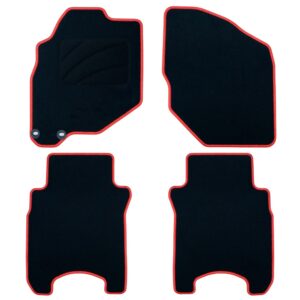 ALFOMBRA A MEDIDA OCC DESIGN HONDA JAZZ (2001-2008) 5 PZ ROJO