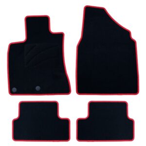 ALFOMBRA A MEDIDA OCC DESIGN NISSAN QASHQAI (2007-2013) 5 PZ ROJO