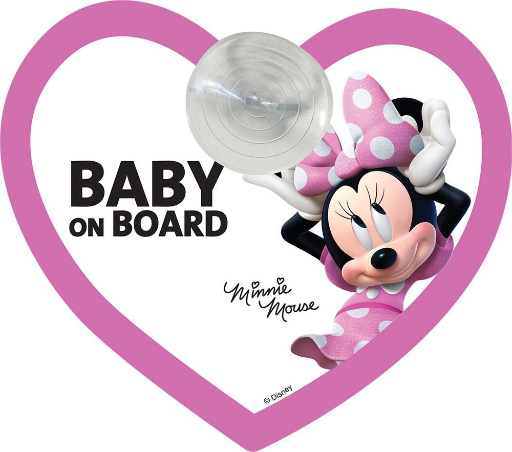 BEBÉ A BORDO MINNIE
