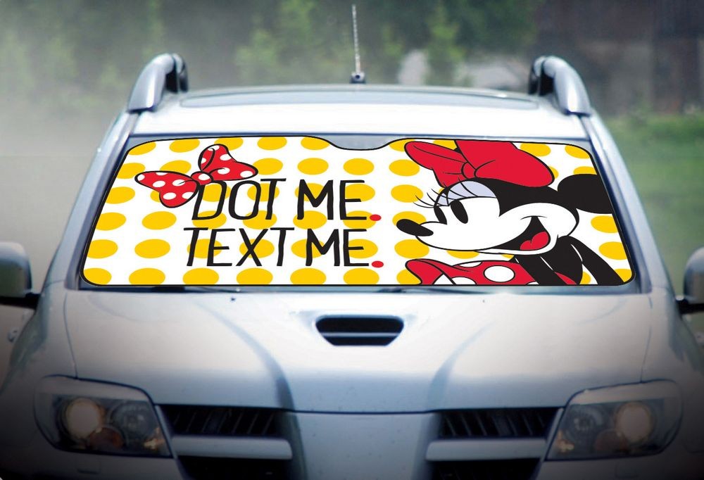 PARASOL DELANTERO SUV MINNIE 150X80 CM - Imagen 3
