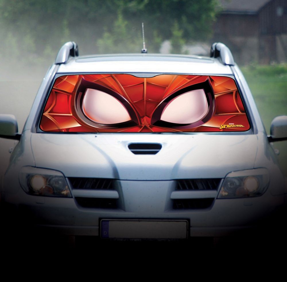 PARASOL DELANTERO SUV SPIDERMAN 150X80 CM - Imagen 2