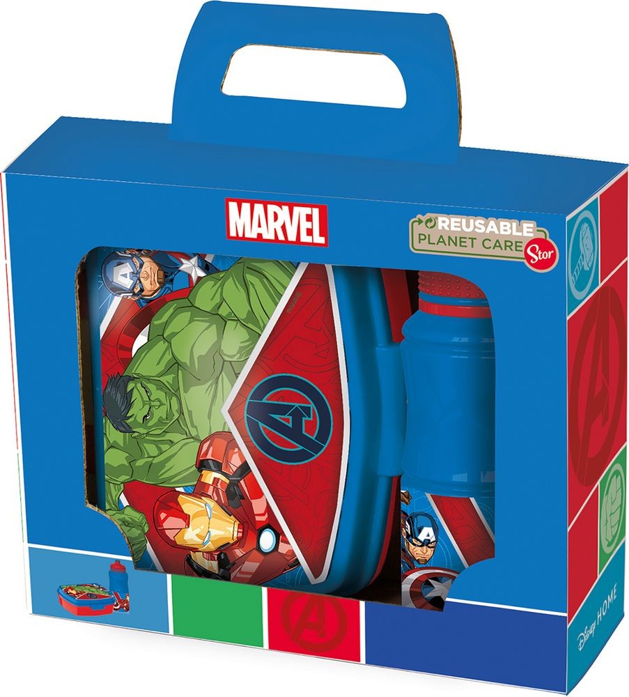 CAJA REGALO (BOT.EASY SPORT+FUNNY SAND. BOX) AVENGER - Imagen 2