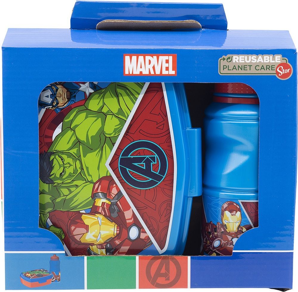 CAJA REGALO (BOT.EASY SPORT+FUNNY SAND. BOX) AVENGER - Imagen 4