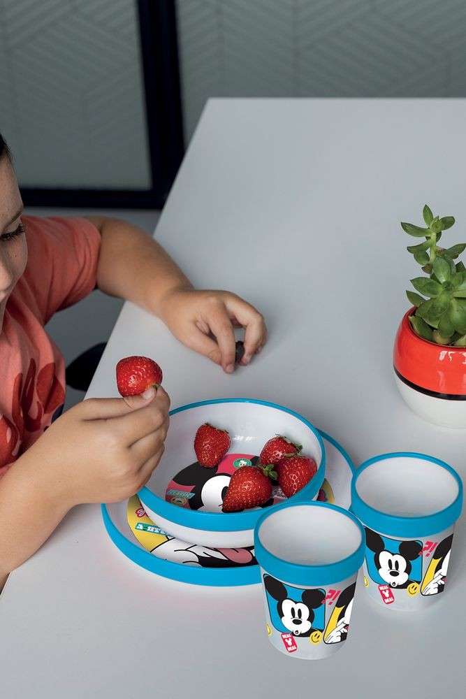 PLATO ANTIDESLIZANTE BICOLOR PREMIUM MICKEY - Imagen 2