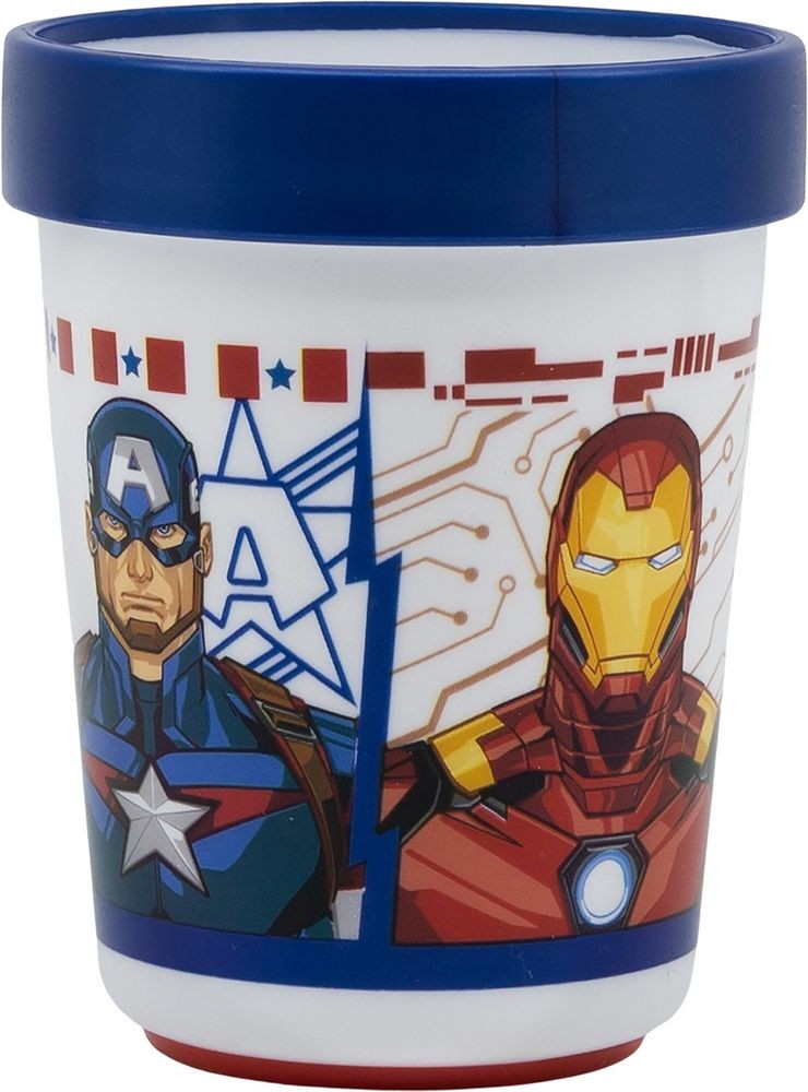 VASO PREMIUM BICOLOR ANTIDESLIZANTE 260 ML VENGADORES - Imagen 3