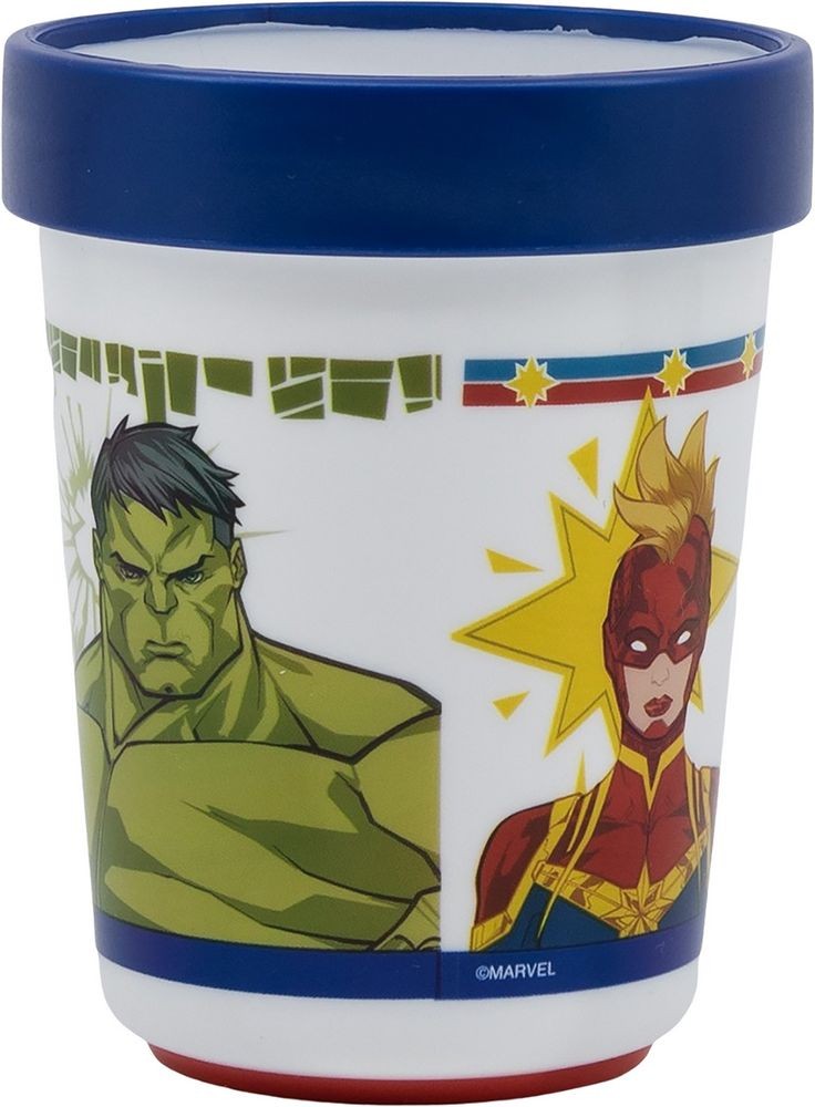 VASO PREMIUM BICOLOR ANTIDESLIZANTE 260 ML VENGADORES - Imagen 4