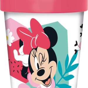 VASO PREMIUM BICOLOR ANTIDESLIZANTE 260 ML MINNIE