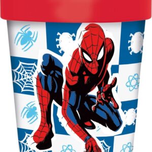 VASO PREMIUM BICOLOR ANTIDESLIZANTE 260 ML SPIDERMAN