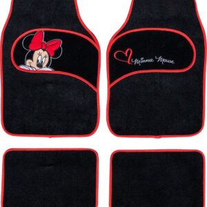 JUEGO DE ALFOMBRILLAS EN ALFOMBRA MINNIE 4 PCS