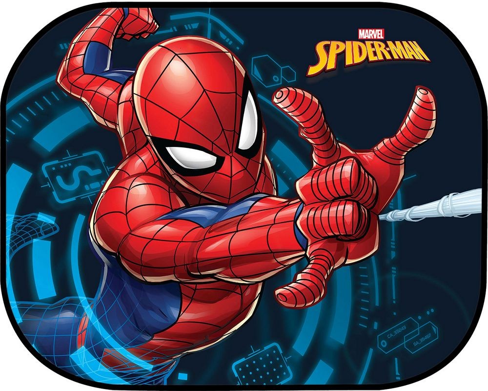 SOMBRA LATERAL ESTATICA SPIDERMAN 44*35CM 1UD
