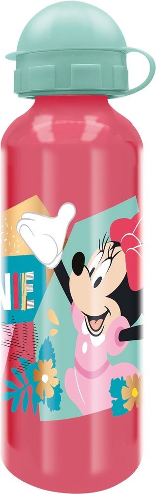 BOTELLA ALTA ALUMINIO 530ML MINNIE