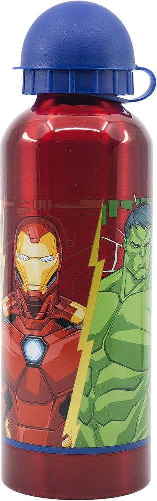 BOTELLA ALTA ALUMINIO 530ML VENGADORES - Imagen 3