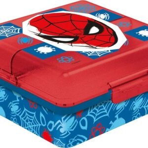 SANDWICHERA CUADRADA MULTICOMPARTIMENTOS SPIDERMAN