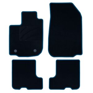 ALFOMBRA A MEDIDA DACIA SANDERO (2012-2016) 5PZ RIBETE AZUL