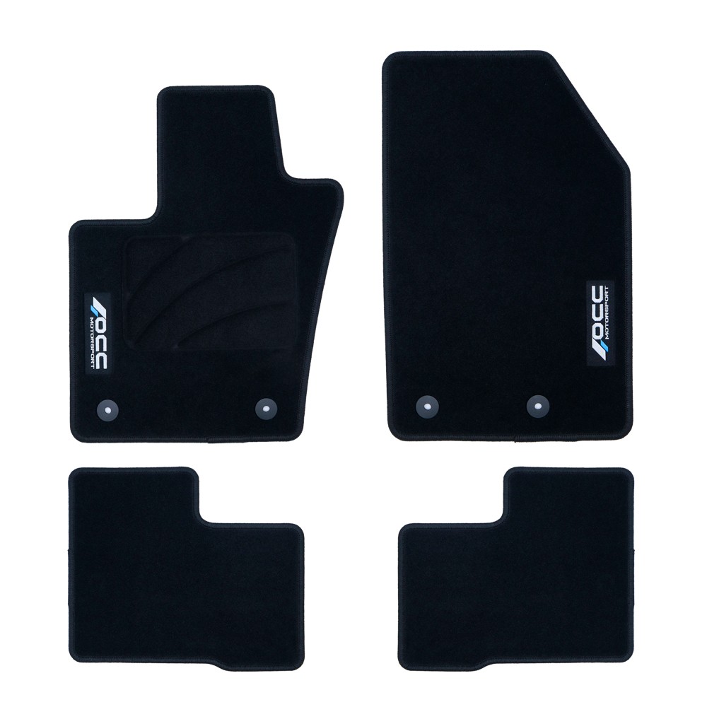 ALFOMBRA A MEDIDA FIAT 500X (2015-PRESENTE) 5PZ LOGOTIPO OCC
