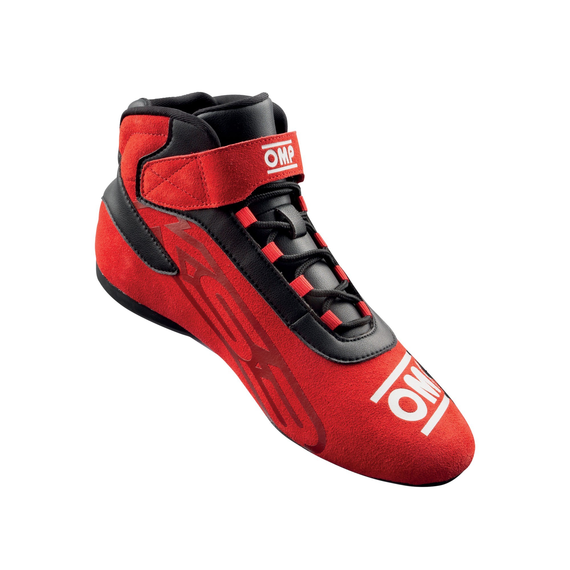 ZAPATILLAS OMP KART KS-3 ROJO/NEGRO TALLA 46 - Imagen 2