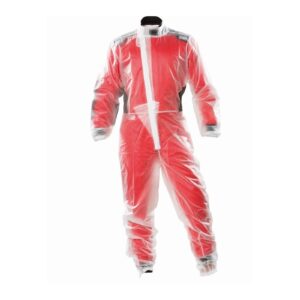 TRAJE IMPERMEABLE LLUVIA OMP TRANSPARENTE TALLA M