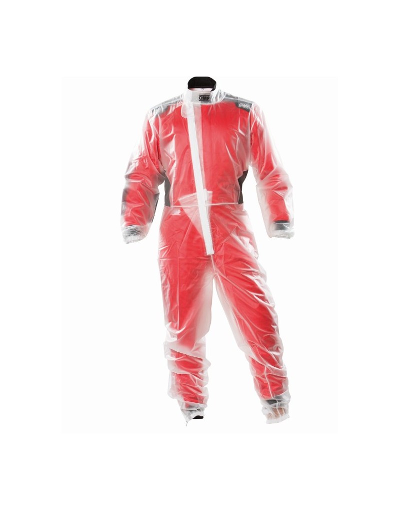 TRAJE IMPERMEABLE LLUVIA OMP TRANSPARENTE TALLA M