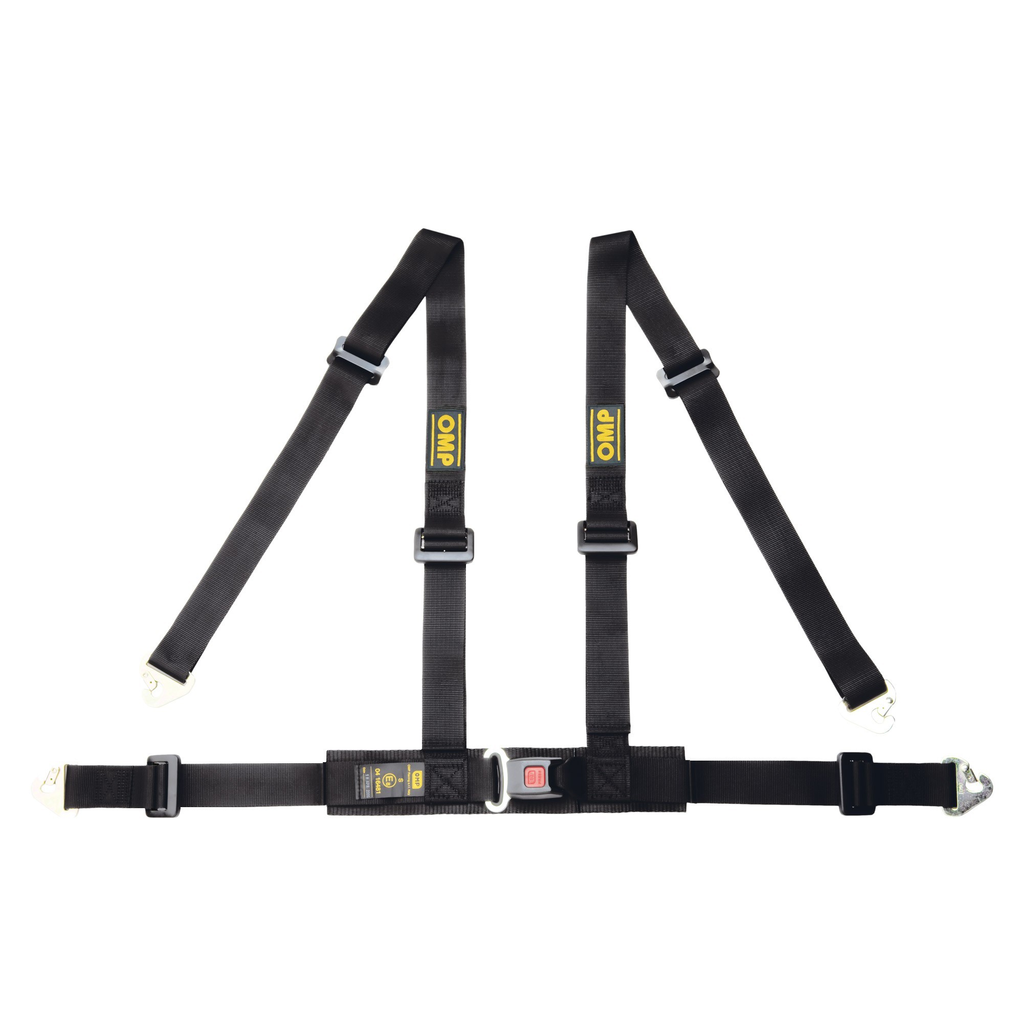 ARNES OMP ROAD 4 PUNTOS 2” SUJECCION MOSQUETON NEGRO