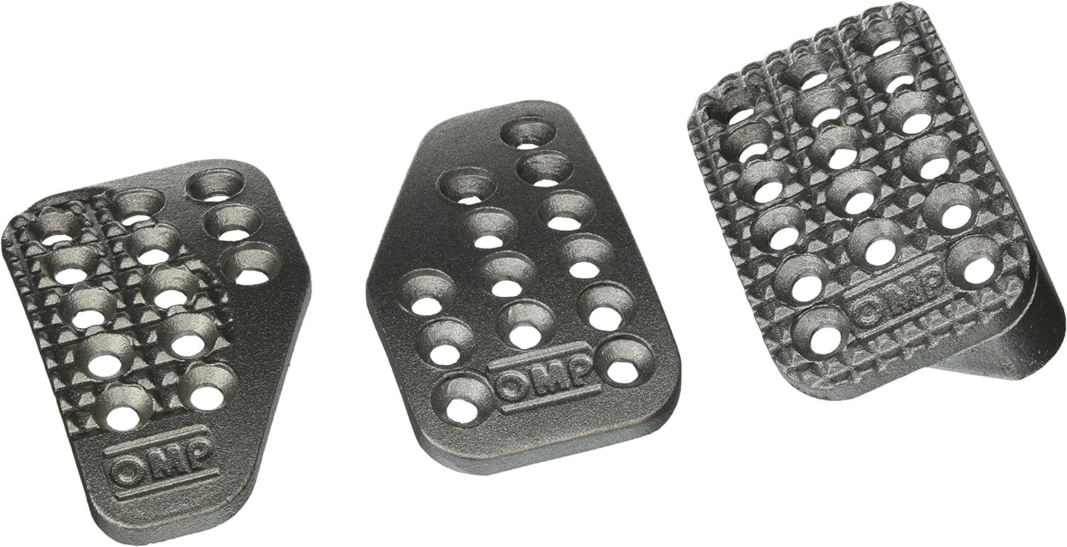 JUEGO DE 3 PEDALES OMP EN ALUMINIO