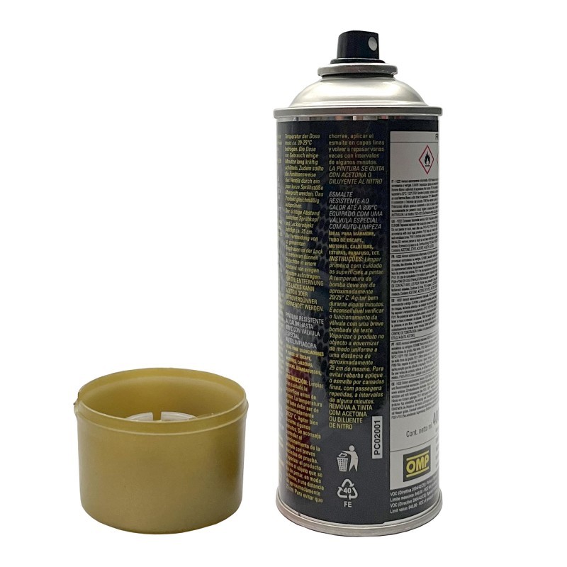 PINTURA DE PINZAS DE FRENO OMP DORADO - Imagen 3