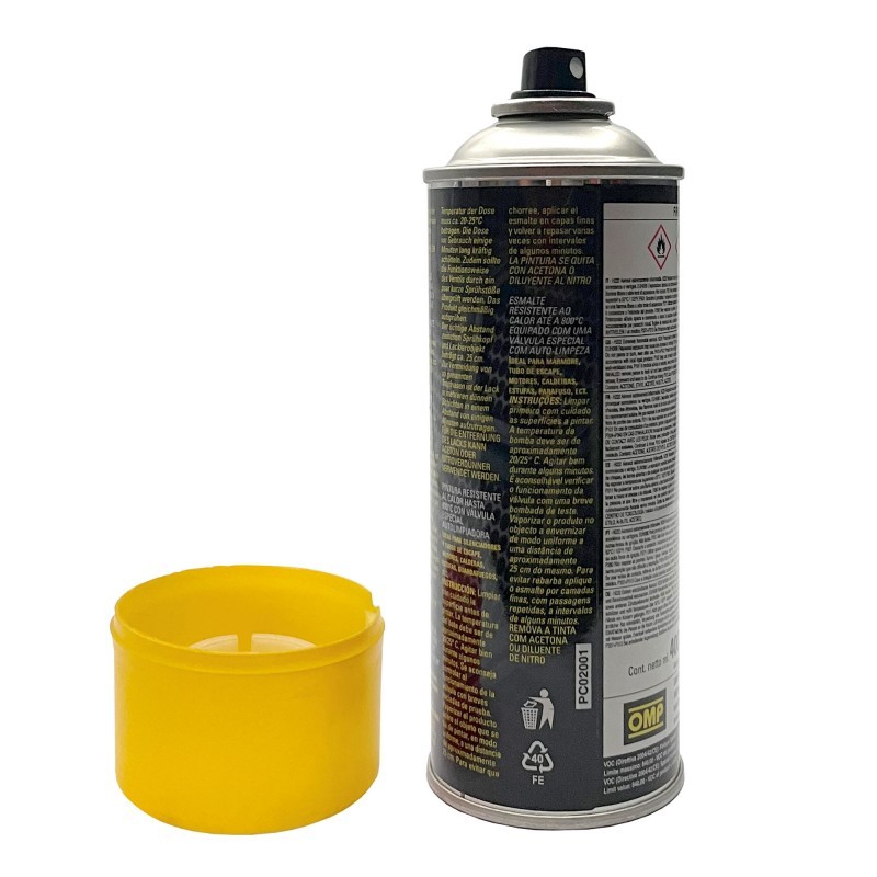 PINTURA DE PINZAS DE FRENO OMP AMARILLA - Imagen 3
