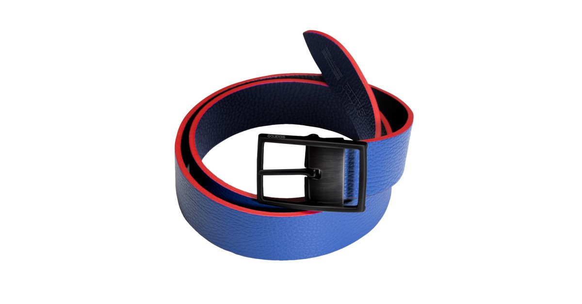 CINTURON SPARCO DE PIEL REVERSIBLE DISEÑO MARTINI-R 95CM - Imagen 2