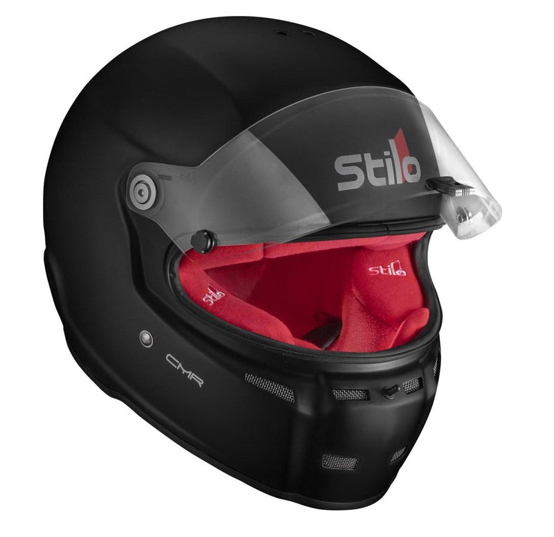 CASCO STILO ST5 CMR NEGRO MATE INTERIOR ROJO KARTING TALLA 55 - Imagen 2