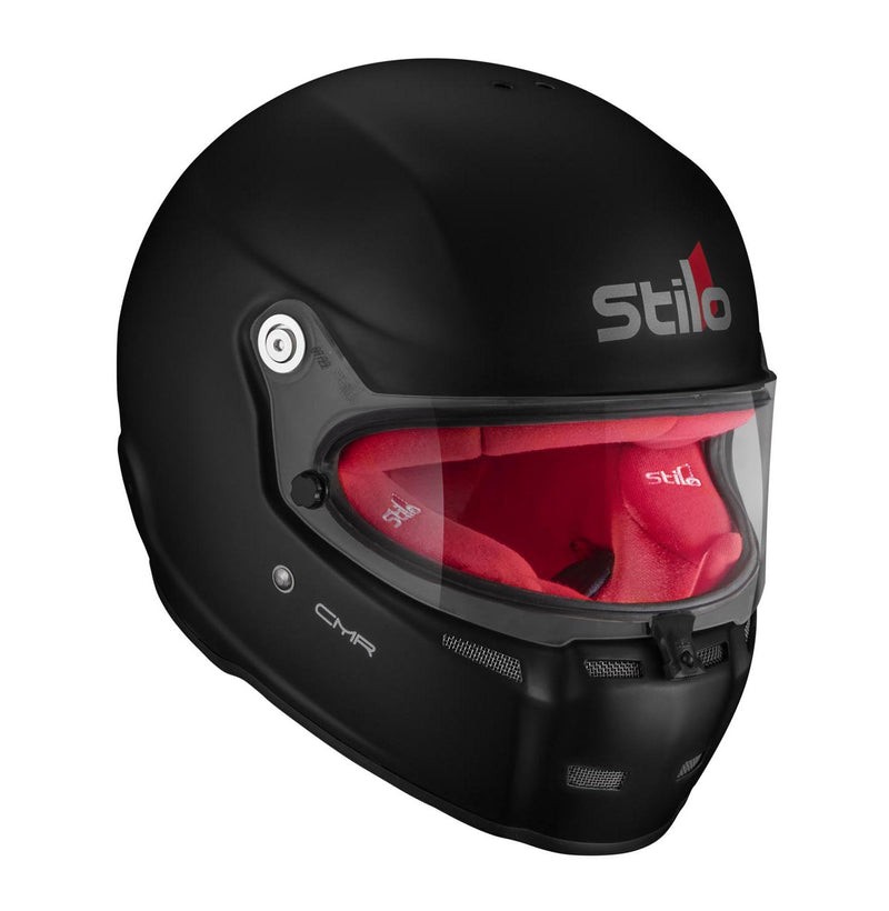 CASCO STILO ST5 CMR NEGRO MATE INTERIOR ROJO KARTING TALLA 55 - Imagen 3