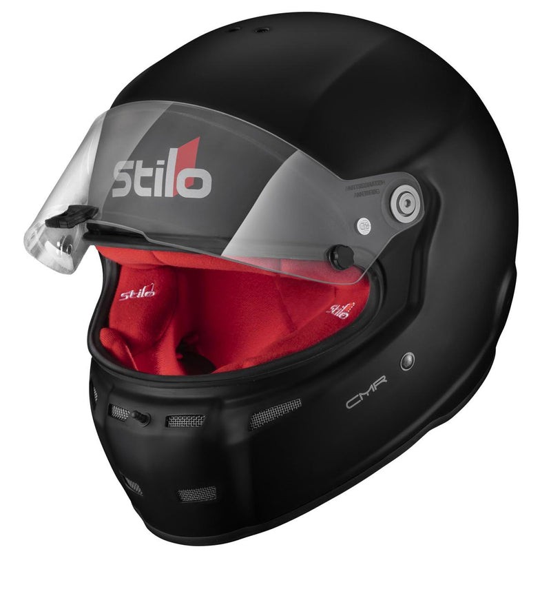 CASCO STILO ST5 CMR NEGRO MATE INTERIOR ROJO KARTING TALLA 55 - Imagen 4