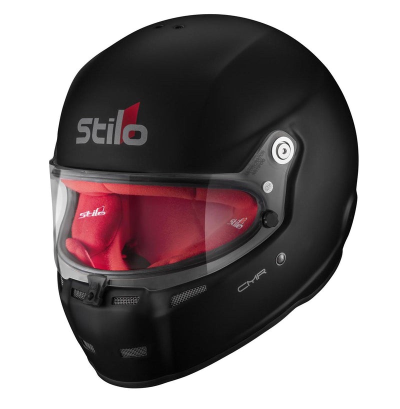 CASCO STILO ST5 CMR NEGRO MATE INTERIOR ROJO KARTING TALLA 55 - Imagen 5