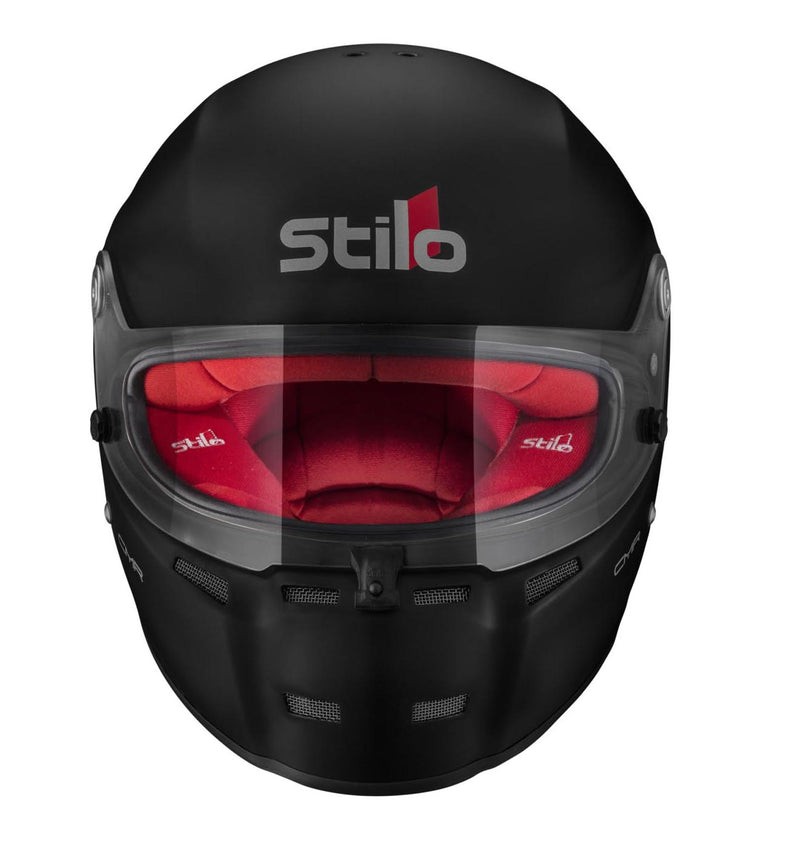 CASCO STILO ST5 CMR NEGRO MATE INTERIOR ROJO KARTING TALLA 55 - Imagen 8