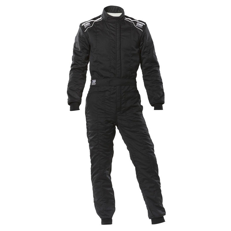 TRAJE DE CARRERAS OMP SPORT FIA 8856-2018 NEGRO TALLA XL
