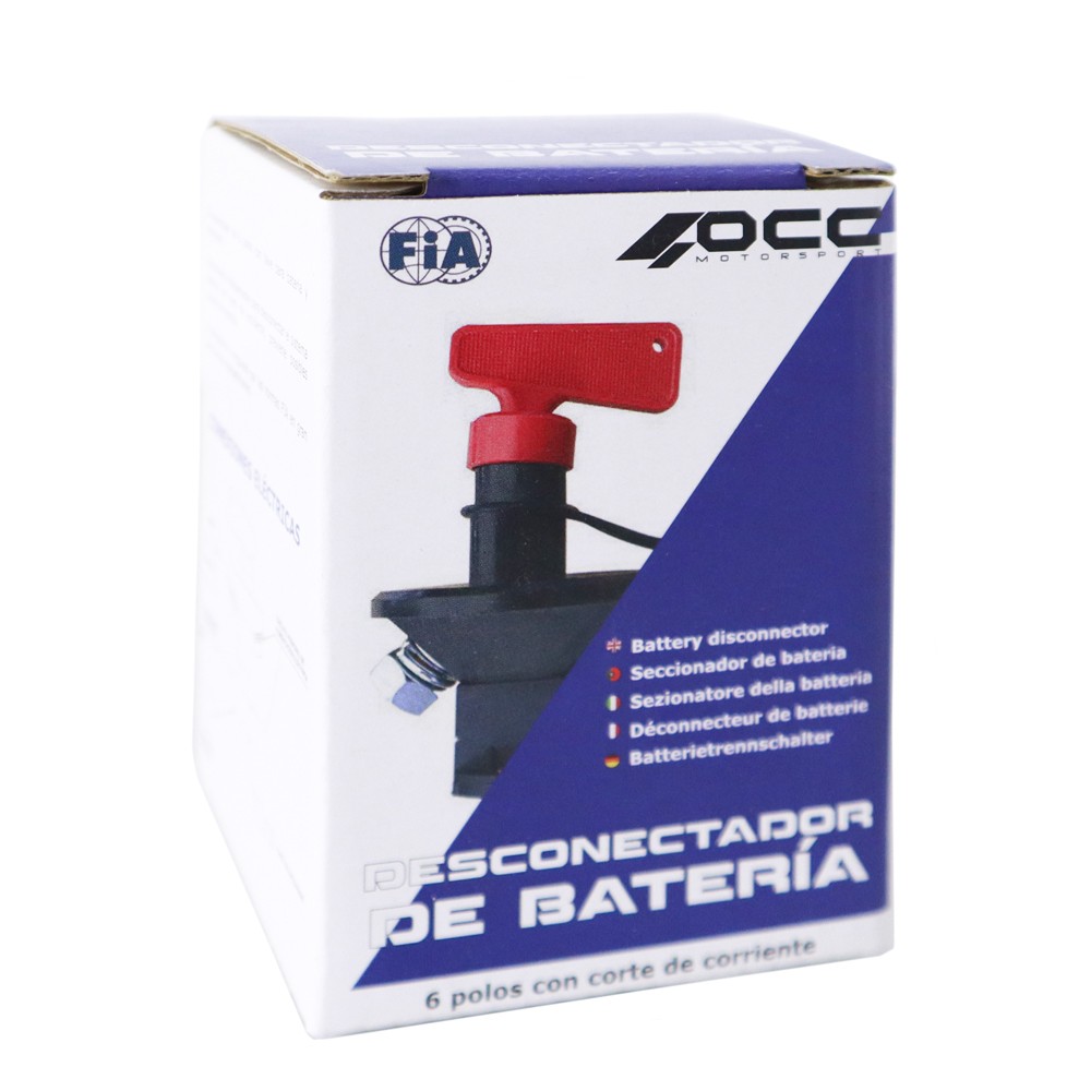 DESCONECTADOR BATERIA 6 POLOS CON CORTE CORRIENTE FIA - Imagen 7