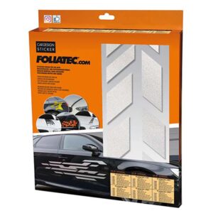 FOLIATEC VINILO DECORATIVO PARA COCHE DISEÑO SOMBRAS PLATA