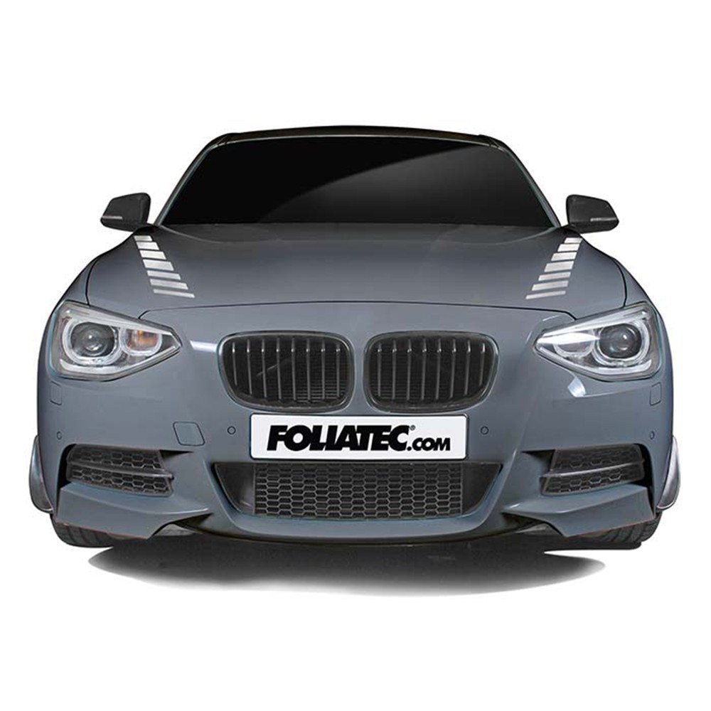 FOLIATEC VINILO DECORATIVO PARA COCHE DISEÑO SOMBRAS PLATA - Imagen 3