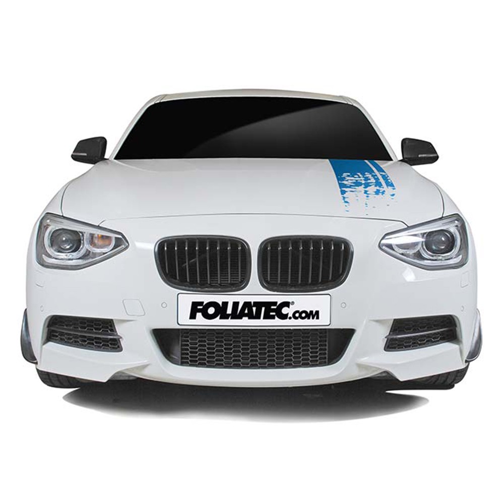 FOLIATEC VINILO DECORATIVO PARA COCHE DISEÑO RAYAS AZUL - Imagen 3