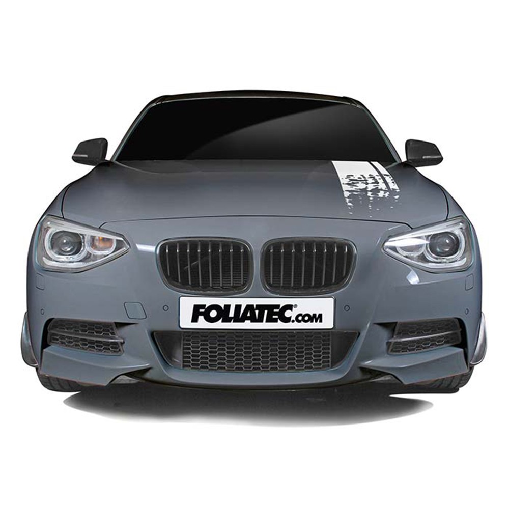 FOLIATEC VINILO DECORATIVO PARA COCHE DISEÑO RAYAS BLANCO MATE - Imagen 3