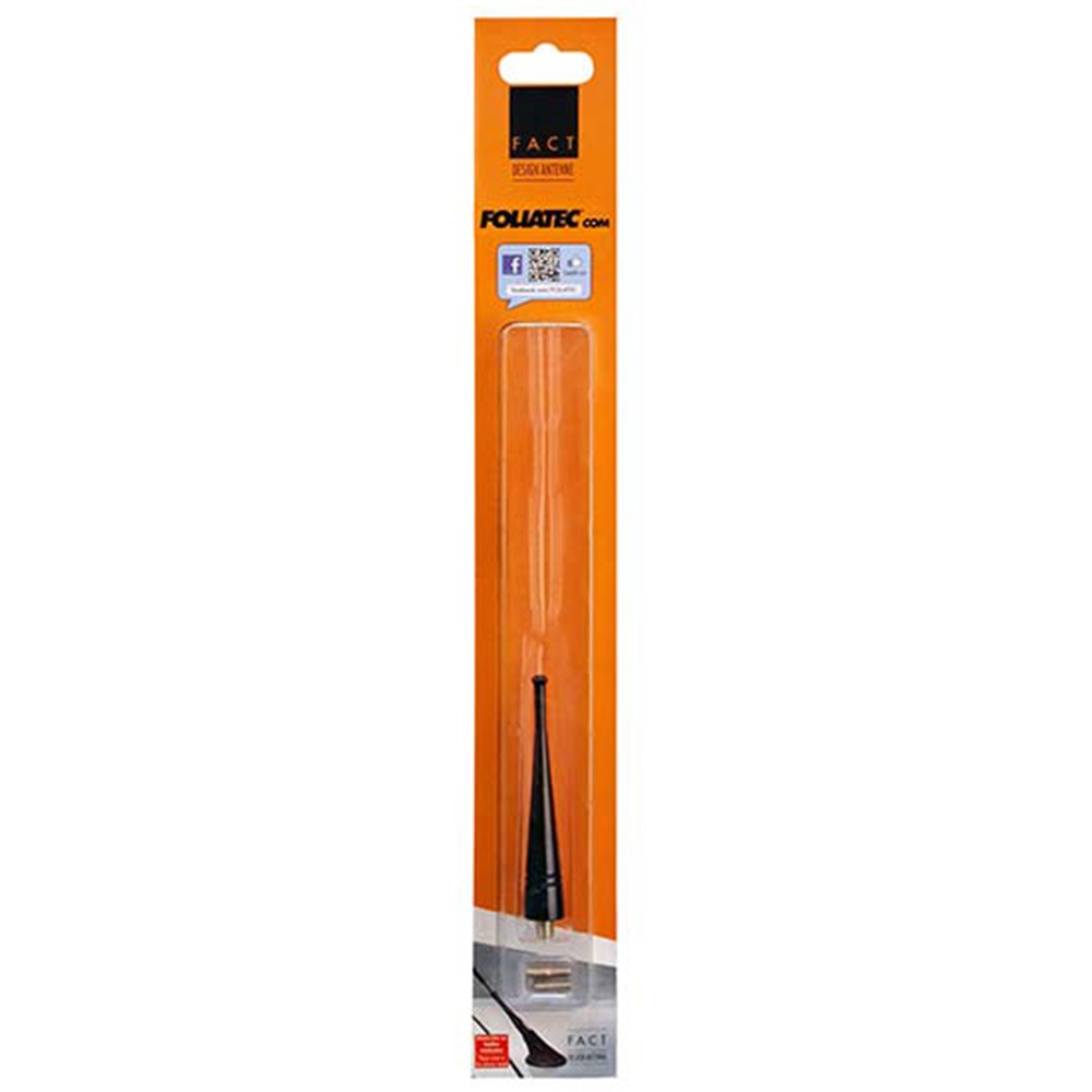 FOLIATEC ANTENA DESIGN TYPE PIN 2 NEGRA 9,0 CM - Imagen 2