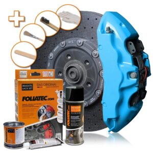 FOLIATEC KIT PINTURA PARA PINZAS DE FRENO AZUL CIELO 3 COMPONENTES