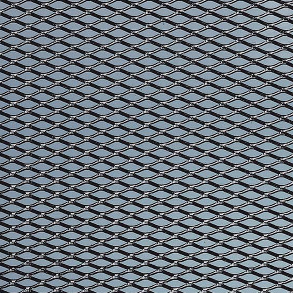 FOLIATEC REJILLA DE ALUMINIO MALLA MEDIA NEGRA 2 PIEZAS 20 X 60 CM - Imagen 2