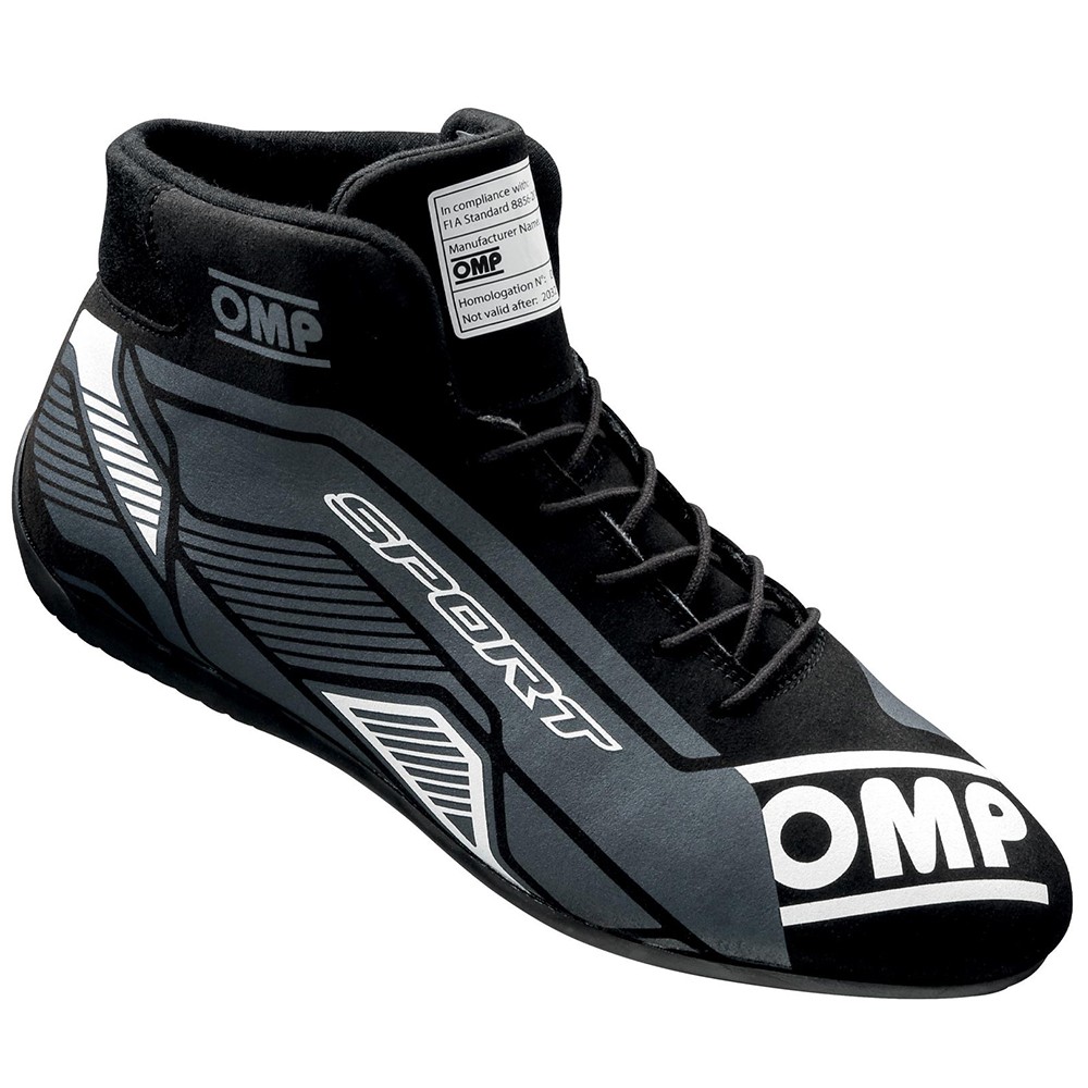 ZAPATILLAS OMP SPORT FIA 8856-2018 NEGRO/BLANCO TALLA 43 - Imagen 2