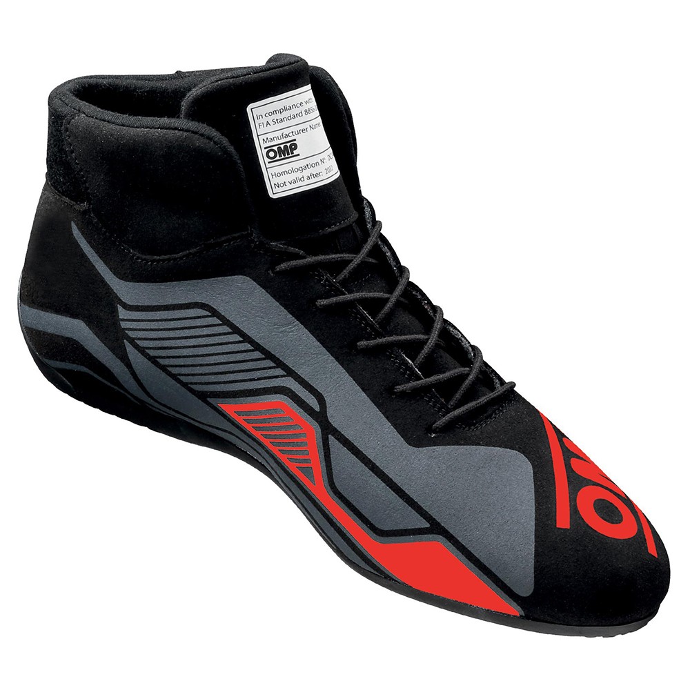 ZAPATILLAS OMP SPORT FIA 8856-2018 NEGRO/ROJO TALLA 38 - Imagen 3