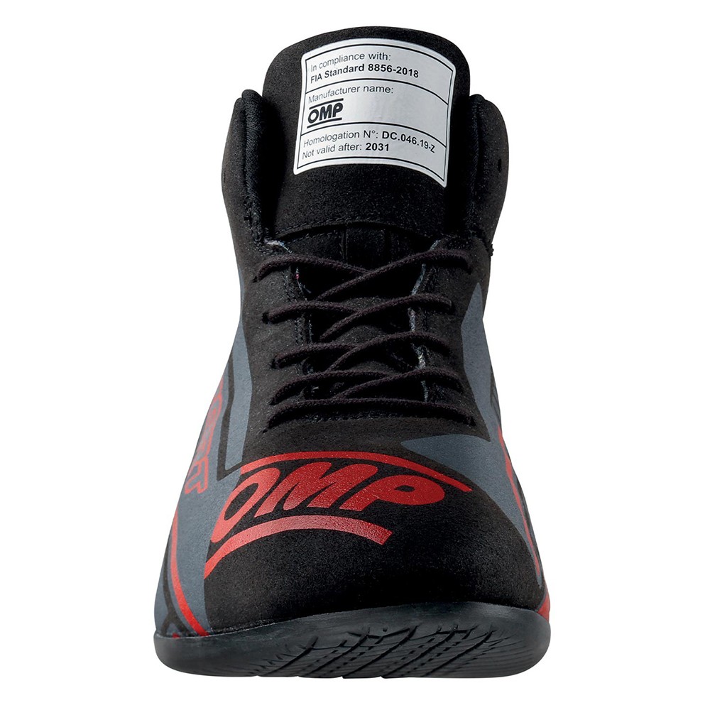ZAPATILLAS OMP SPORT FIA 8856-2018 NEGRO/ROJO TALLA 40 - Imagen 4