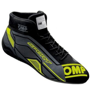 ZAPATILLAS OMP SPORT FIA 8856-2018 NEGRO/AMARILLO FLUO TALLA 44