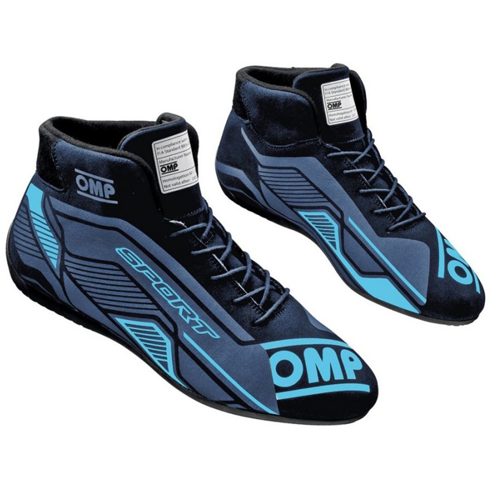 ZAPATILLAS OMP SPORT FIA 8856-2018 NEGRO/CIAN TALLA 41 - Imagen 2